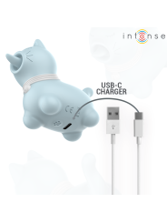 INTENSE ESTIMULADOR PUPPY LENGUA ROTADORA 360º PARA CLITORIS AZUL